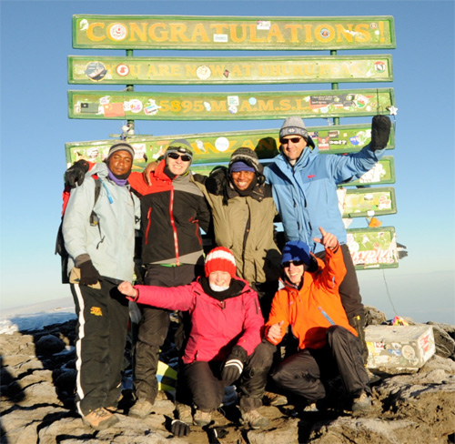 Kilimanjaro-Besteigung Jänner 2014
